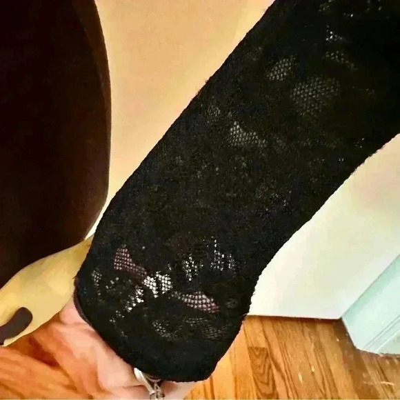 Free people intimately black lace fitted dress women XS - Picture 5 of 9